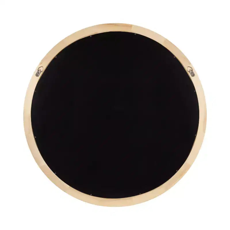 Specchio da parete rotondo naturale, singolo, 81 cm