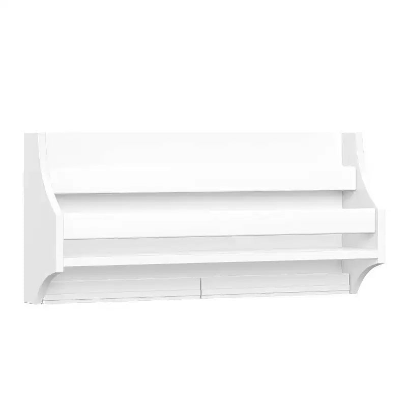 RiverRidge Home Wall Mount Bookshelf with 2 Kids' Art Display Bars