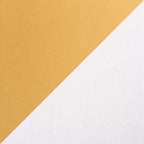 Sgabello da bar con schienale medio in velluto bianco, struttura in metallo dorato, set da 3