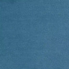 Poltrona d'accento trapuntata in velluto blu con braccioli, seduta singola