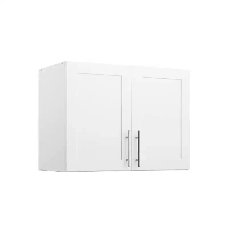Set di 6 Mobili Contenitori con Ante a Pannello Bianco