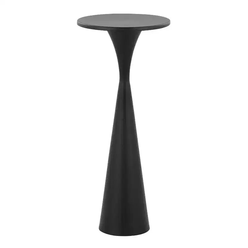 LumiSource Gemma Metal Side Table Matte Black
