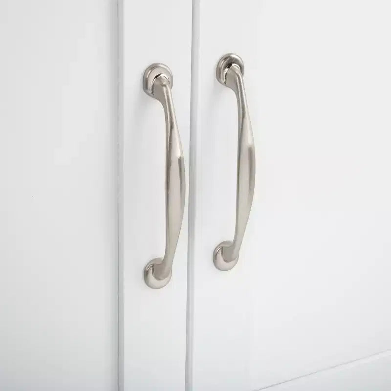 Carrello da Cucina Bianco e Naturale a 2 Ante e 1 Ripiano con Ruote Bloccabili – Montaggio da 1 Persona
