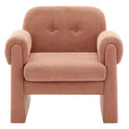 Poltrona accent imbottita beige / nera / grigia / arancione / rossa, sedile singolo