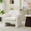 Poltrona accent imbottita beige / nera / grigia / arancione / rossa, sedile singolo