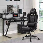Sedia da Gaming Racing, Nera/Blu/Mimetica/Grigia/Rosa/Rossa/Bianca, Monoposto, Girevole