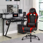 Sedia da Gaming Racing, Nera/Blu/Mimetica/Grigia/Rosa/Rossa/Bianca, Monoposto, Girevole