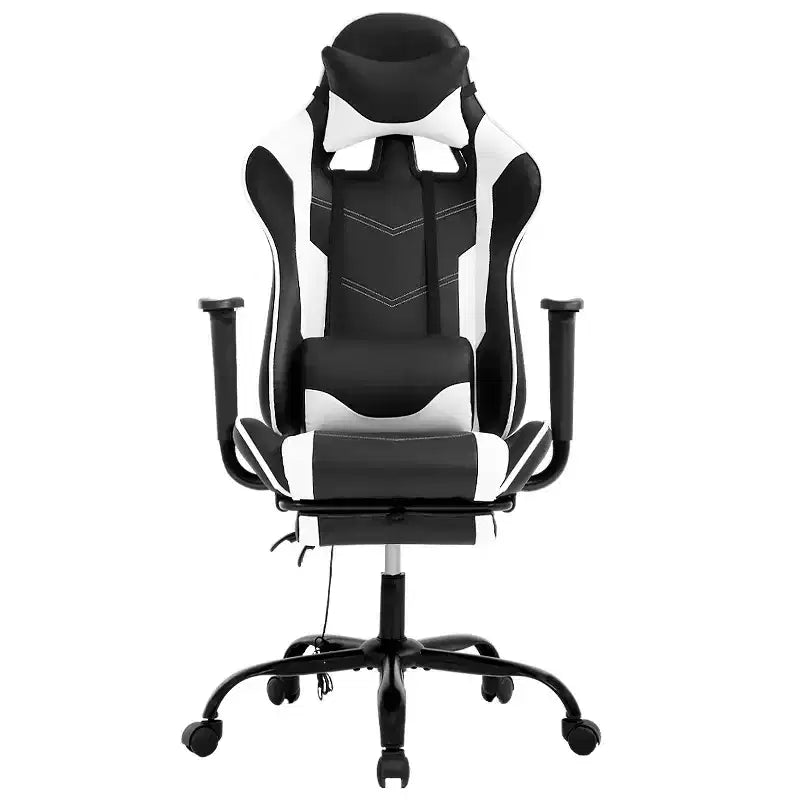 Sedia da Gaming Racing, Nera/Blu/Mimetica/Grigia/Rosa/Rossa/Bianca, Monoposto, Girevole