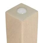 Tavolino da attività in legno quadrato per bambini (1 bambino) - bianco antico / noce scuro / grigio slavato / miele