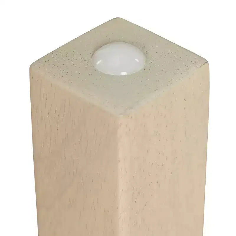 Tavolino da attività in legno quadrato per bambini (1 bambino) - bianco antico / noce scuro / grigio slavato / miele