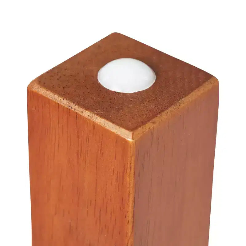 Tavolino da attività in legno quadrato per bambini (1 bambino) - bianco antico / noce scuro / grigio slavato / miele