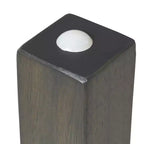 Tavolino da attività in legno quadrato per bambini (1 bambino) - bianco antico / noce scuro / grigio slavato / miele