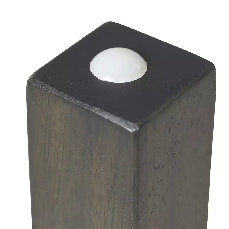 Tavolino da attività in legno quadrato per bambini (1 bambino) - bianco antico / noce scuro / grigio slavato / miele