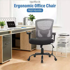 Sedia da ufficio ergonomica in rete Nera/Blu/Grigia/Rossa/Bianca con supporto lombare e massaggio, utente singolo, capacità 181 kg