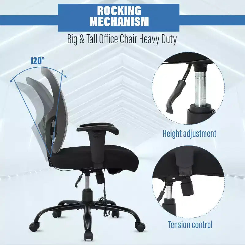 Sedia da ufficio ergonomica in rete Nera/Blu/Grigia/Rossa/Bianca con supporto lombare e massaggio, utente singolo, capacità 181 kg