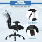 Sedia da ufficio ergonomica in rete Nera/Blu/Grigia/Rossa/Bianca con supporto lombare e massaggio, utente singolo, capacità 181 kg