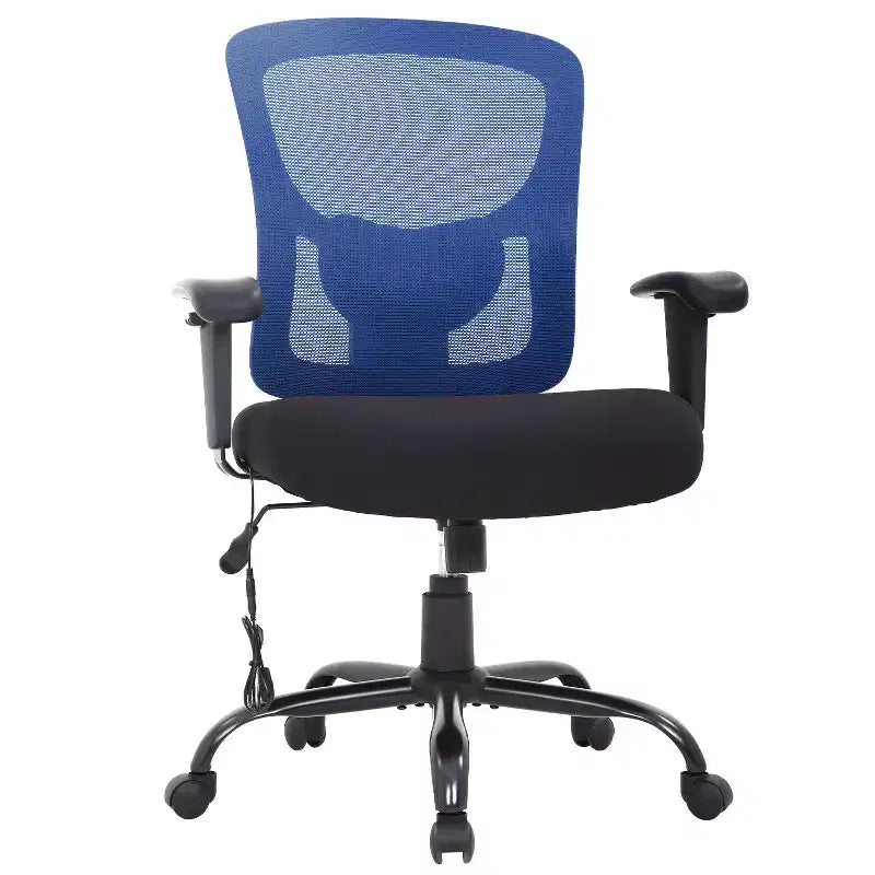 Sedia da ufficio ergonomica in rete Nera/Blu/Grigia/Rossa/Bianca con supporto lombare e massaggio, utente singolo, capacità 181 kg