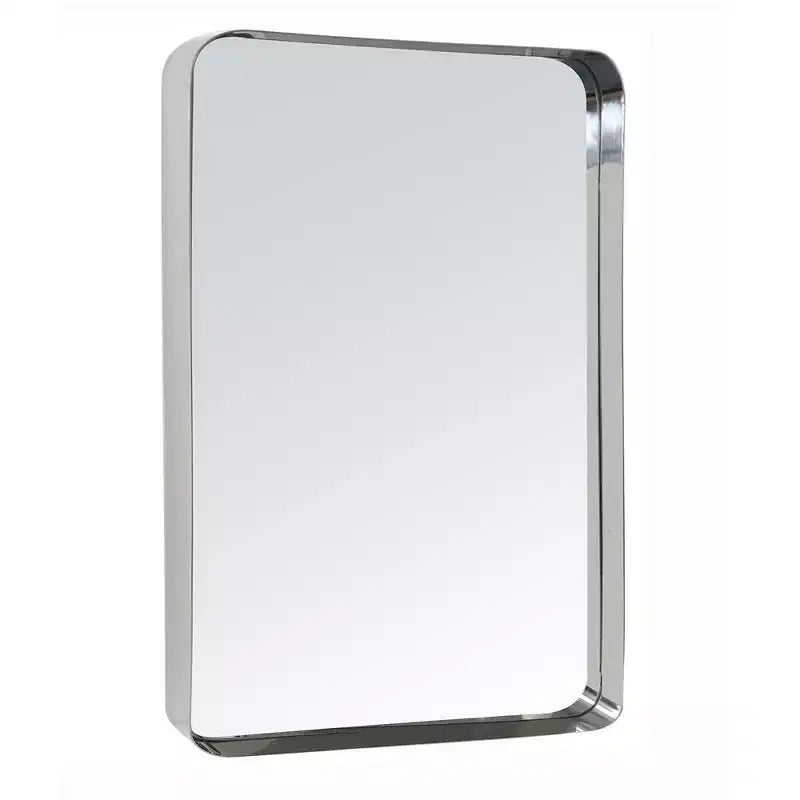 Specchio da bagno rettangolare a parete con cornice bronzo anticato/nichel/nero, singolo, 4 misure