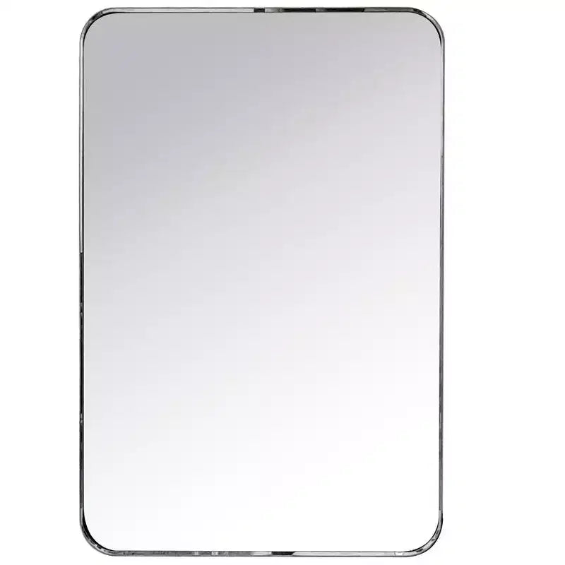 Specchio da bagno rettangolare a parete con cornice bronzo anticato/nichel/nero, singolo, 4 misure