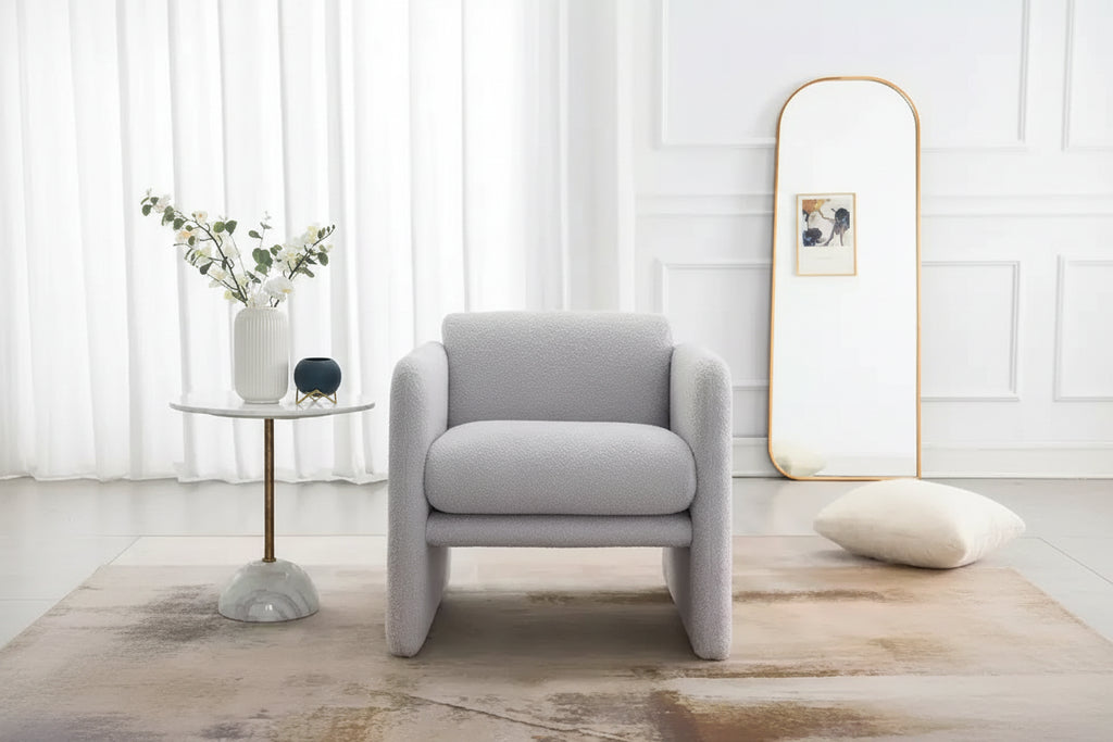 Christopher Knight Home Micah Modern Boucle Accent Chair