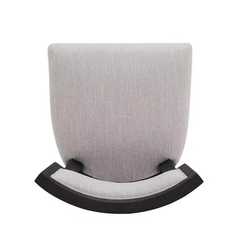 Sgabello da bancone imbottito beige, senza braccioli, schienale medio, set da 2 (1 posto ciascuno)