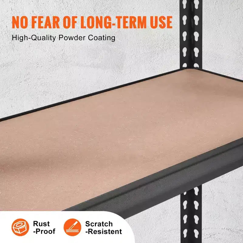 Scaffale in filo metallico cromato a 5 ripiani regolabili – Scaffale multiuso/ad uso singolo