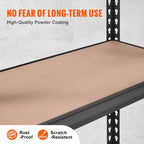 Scaffale in filo metallico cromato a 5 ripiani regolabili – Scaffale multiuso/ad uso singolo