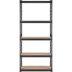 Scaffale in filo metallico cromato a 5 ripiani regolabili – Scaffale multiuso/ad uso singolo