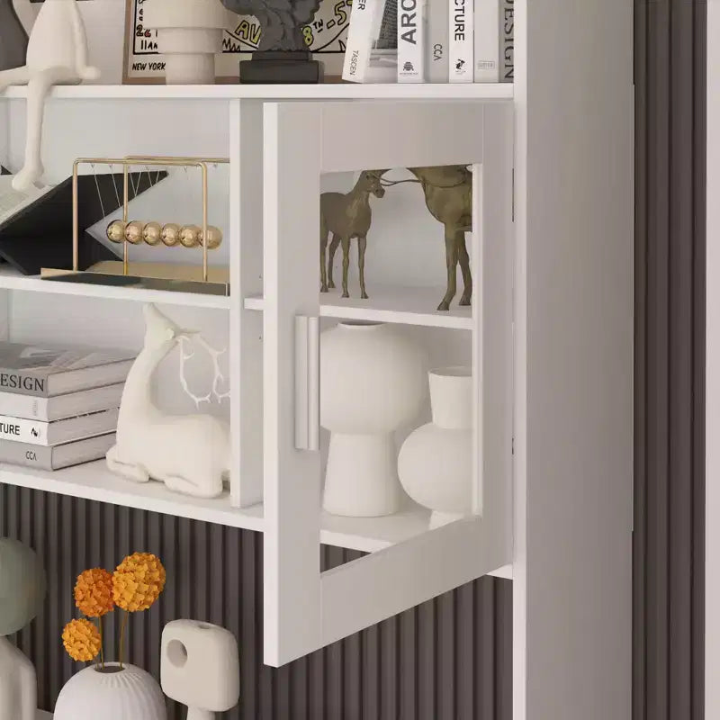 Scrivania angolare a L elettrica regolabile in altezza, colore bianco, con cassettiera integrata, postazione singola