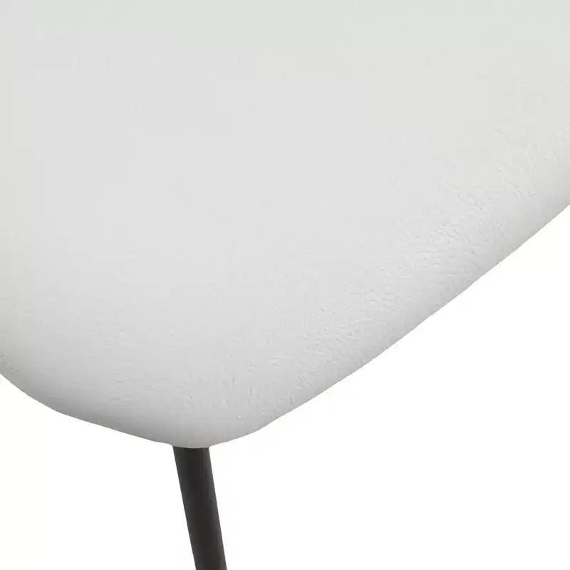 Sedia da pranzo imbottita senza braccioli a barile con schienale in legno e gambe in ferro, multicolor, set da 4 pezzi