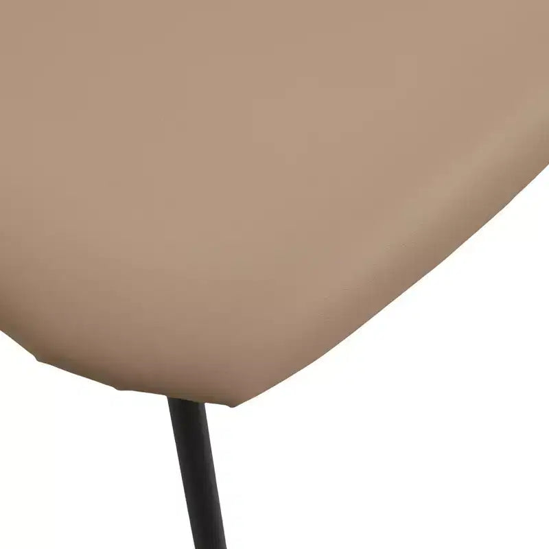 Sedia da pranzo imbottita senza braccioli a barile con schienale in legno e gambe in ferro, multicolor, set da 4 pezzi