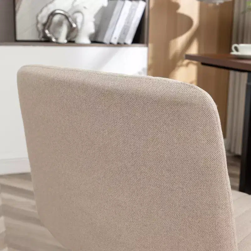 Sedia da ufficio girevole in tessuto, Beige/Blu/Grigio, Senza braccioli, Posti a sedere 1