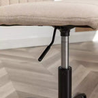 Sedia da ufficio girevole in tessuto, Beige/Blu/Grigio, Senza braccioli, Posti a sedere 1