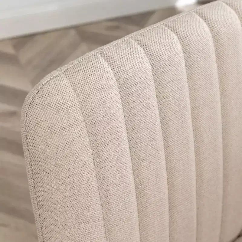 Sedia da ufficio girevole in tessuto, Beige/Blu/Grigio, Senza braccioli, Posti a sedere 1