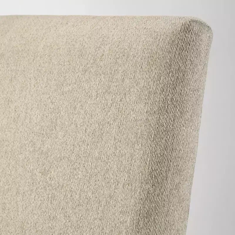 Sedia da pranzo contemporanea imbottita nera/rovere, set da 2