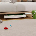 Tavolo da gioco 2 in 1 per bambini, bianco, con contenitore, 1 bambino