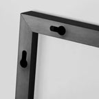 Specchio da pavimento a figura intera Black & Gold, singolo, 71" x 34"