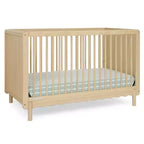 Culla convertibile 4 in 1 Bianca White / Natural Sandstone per 1 bambino