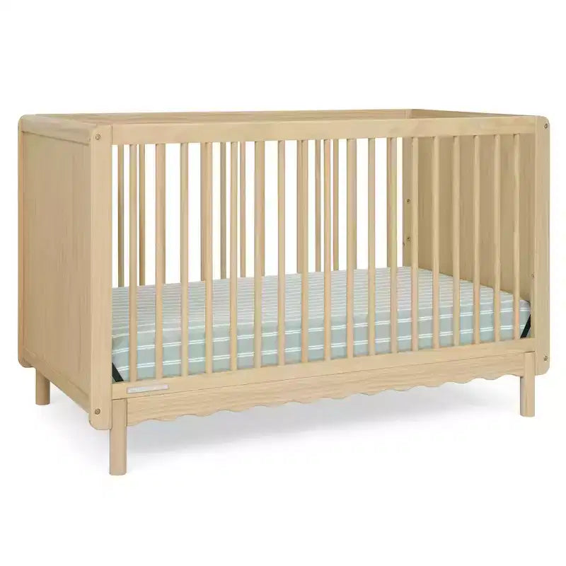 Culla convertibile 4 in 1 Bianca White / Natural Sandstone per 1 bambino