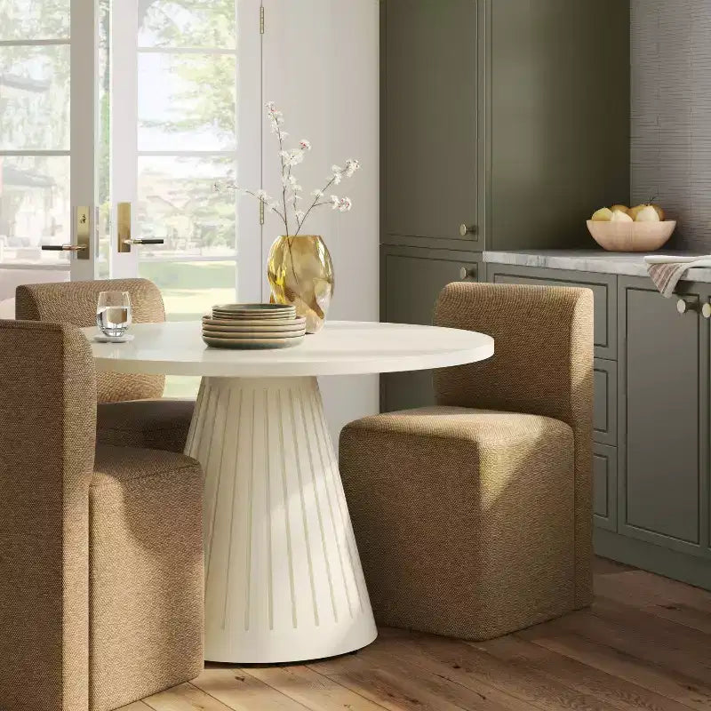 Sedia da pranzo senza braccioli imbottita multicolore, 1 posto
