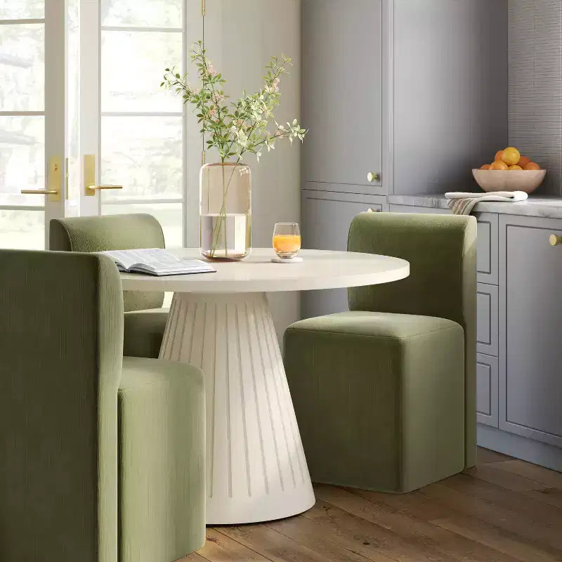Sedia da pranzo senza braccioli imbottita multicolore, 1 posto