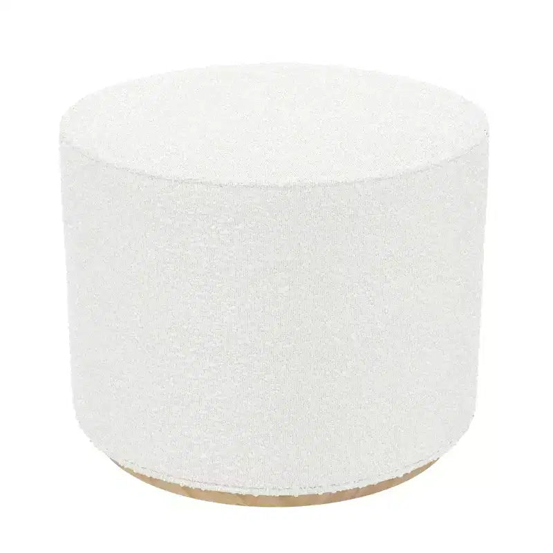 HomePop Cloud Ottoman with Wood Base